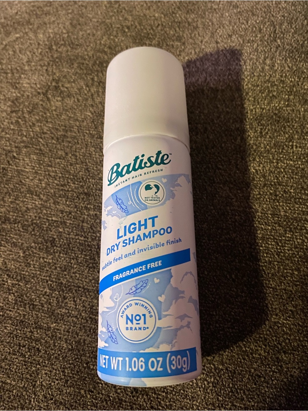 Batiste Light Fragrance Free Dry Shampoo